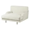 Fauteuil lounge Flaneur, Indianskop 15-antique brass