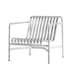Fauteuil Lounge Palissade Low, hot galvanized