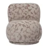 Fauteuil lounge Rico piccolo swivel, Cilla-Taupe