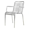Fauteuil Mya aluminium, Grey