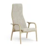 Fauteuil pour enfant Lamini chêne laqué/peau de mouton, Moonlight (beige)