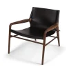 Fauteuil Rama Chair chêne fumé, Noir