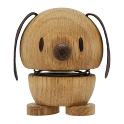 Figurine Hoptimist Dog S, Oak