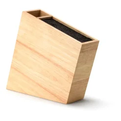 Flexibelt Bloc à couteaux lsansde avec extra fack, Bambu