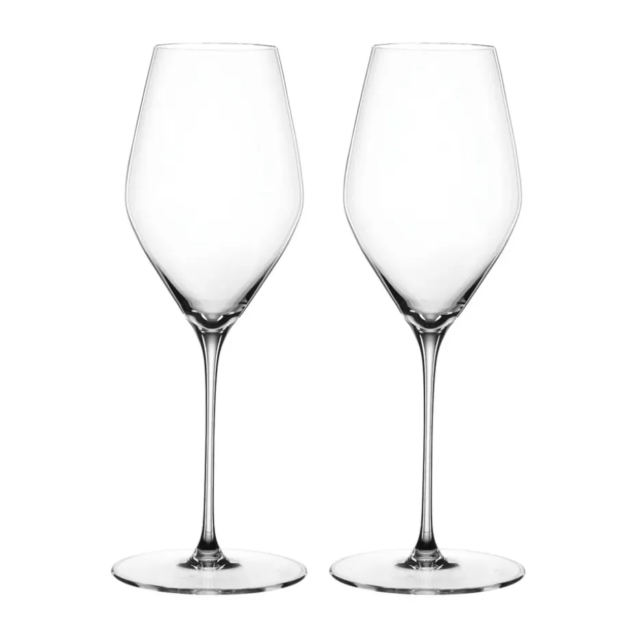 Flûte à champagne HI-LITE 34 cl Lot de 2, Clair