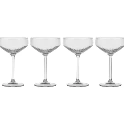 Flûte à champagne Pristine 29 cl Lot de 4, Clair