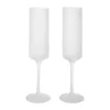 Flûtes à champagne Ripple 15 cl, 2 pièces, Frosted