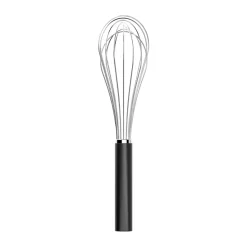 Fouet ballon Emma en acier 27 cm, Black