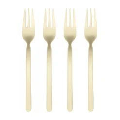 Fourchette à dessert STELLA champagne lot de 4, 15,5 cm