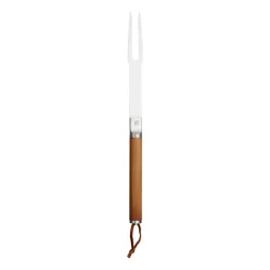 Fourchette à grillades Norden, Acier inoxydable-bouleau