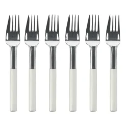 Fourchette à gâteau Nobel Lot de 6, Acier inoxydable