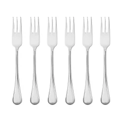Fourchette à gâteau Oxford Lot de 6, Acier inoxydable