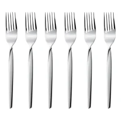 Fourchette à gâteau Twist Lot de 6, Acier inoxydable