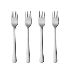 Fourchette à tarte Copenhague mat, Lot de 4
