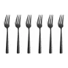Fourchettes à gâteau Felicity 15,6 cm lot de 6, Noir