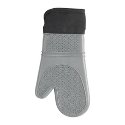 Gant de cuisine Cookie 37 cm, Silicone gris