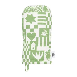 Gant de cuisine Party mumin 15x34 cm, Vert