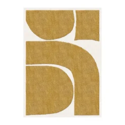 Gotland Rauk tapis en laine, Sunflower yellow 250x350 cm