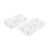 Égouttoir Zwilling pour boîtes sous vide M/L, lot de 2, Blanc