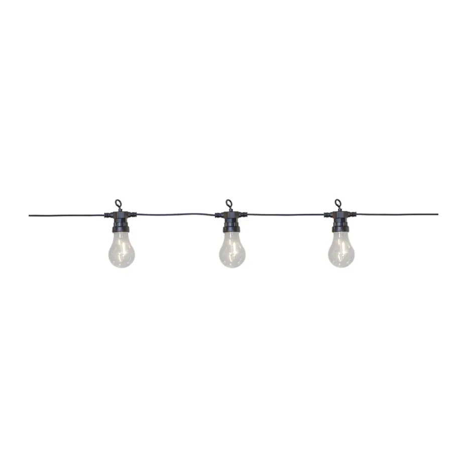 Guirlande lumineuse noire Wisp, 405 cm, 10 lumières