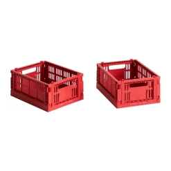 HAY Colour Crate Mini 13x17 cm, lot de 2, Red