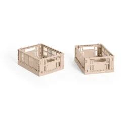 HAY Colour Crate Mini 13x17 cm, lot de 2, Powder