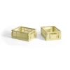 HAY Colour Crate Mini 13x17 cm, lot de 2, Light yellow