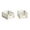 HAY Colour Crate Mini 13x17 cm, lot de 2, Off white