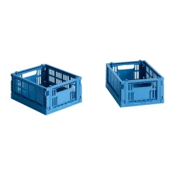 HAY Colour Crate Mini 13x17 cm, lot de 2, Electric blue