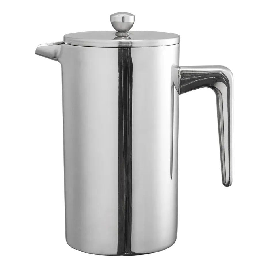 Heirol cafetière à piston en acier inoxydable, 1 L, 8 tasses