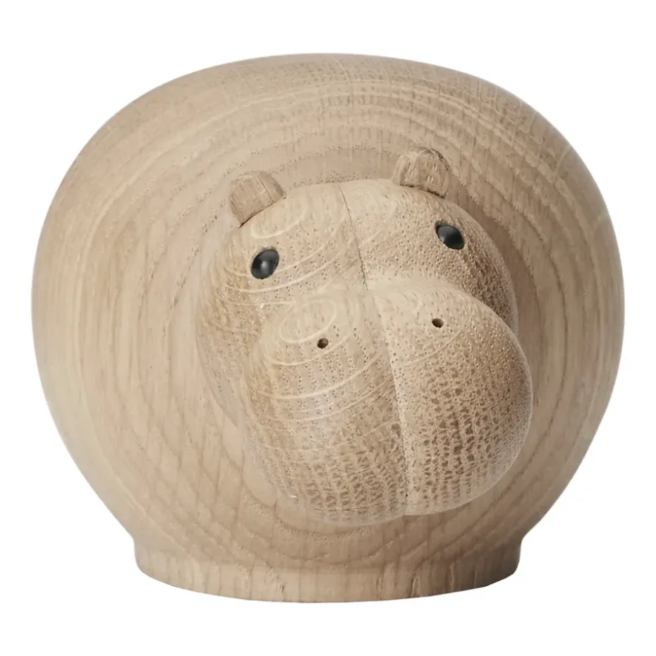 Hippopotame en bois Hibo, Small