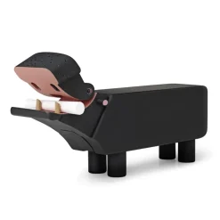 Hippopotame Kay Bojesen ardoise, noir