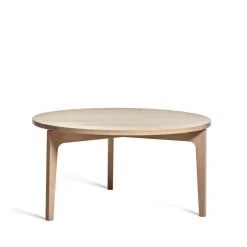 Höllviken table basse Ø80 cm, Chêne blanc pigmenté