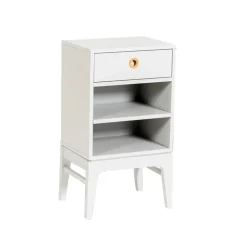 Höllviken table de chevet, Gris clair, 1 tiroir