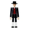 Homme en habits traditionnels norvégiens de Kay Bojesen, Noir-rouge-blanc