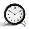 Horloge de table AJ Station, noir