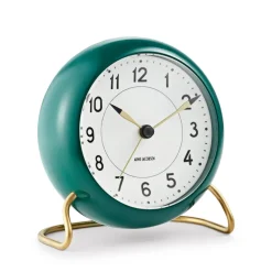 Horloge de table AJ Station verte, vert