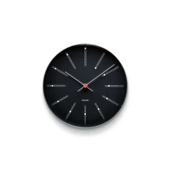 Horloge murale AJ Bankers noir, Ø 21 cm