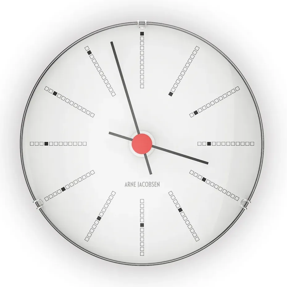 Horloge murale Arne Jacobsen Bankers, Ø 12 cm
