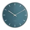 Horloge murale Arne Jacobsen City Hall, Bleu, Ø21 cm