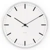 Horloge murale Arne Jacobsen City Hall, Blanc, Ø21 cm