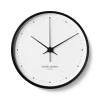 Horloge murale Henning Ø 30 cm, Noir-blanc