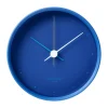 Horloge murale Koppel Ø10 cm, Bleu Iconic