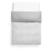 Housse de couette Duo 220x220 cm, Gris