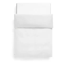 Housse de couette Duo 220x220 cm, Blanc