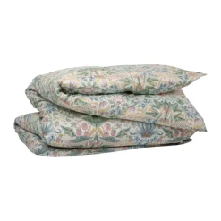 Housse de couette Morris & Co. Strawberry Thief, Vert, 150x210 cm