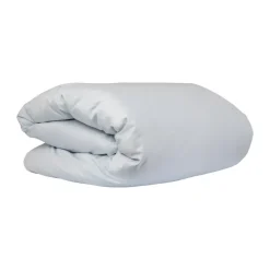 Housse de couette Satina, Bleu clair, 220x220cm