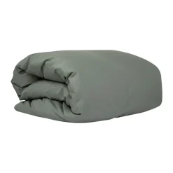 Housse de couette Satina, Vert, 150x210 cm