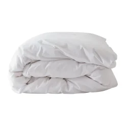 Housse de couette Tell Me More en coton, Blanc, 240x220 cm