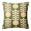 Housse de coussin Alok 50x50 cm, Beige-green-rose